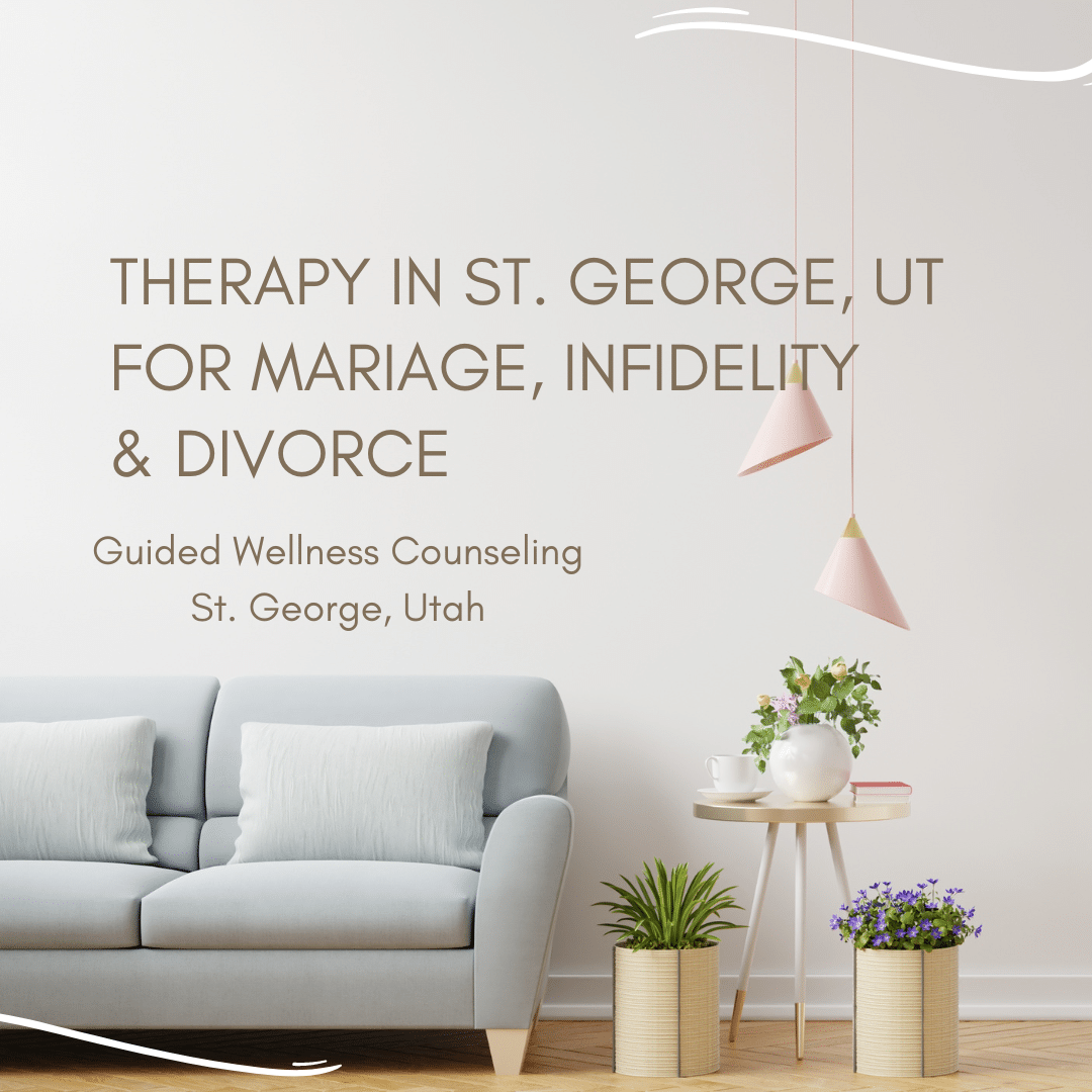 Counseling and therapy services ad for marriage and divorce in St. George Utah.